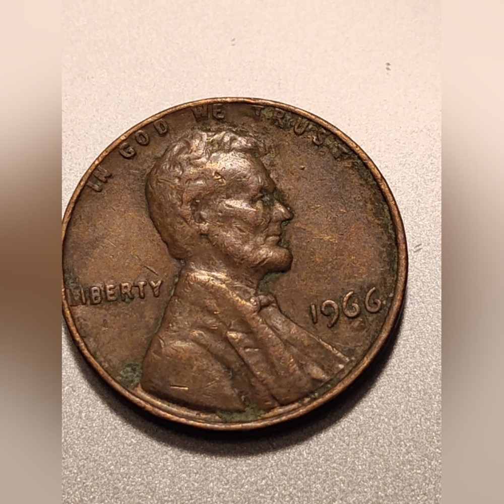 1966 Lincoln Memorial Penny Coin VTG Historical - Picture 3 of 8